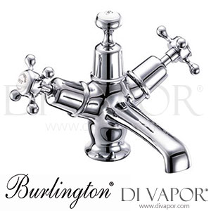 Burlington CL6 Claremont Basin Mixer Tap with Click-Clack Waste Spare Parts