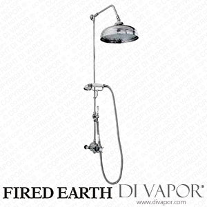 Fired Earth Classic GrandeDual control, thermostatic valve with fixed riser, diverter, hose, handset and cradle (CLAGRANDESHOWER) Spare Parts