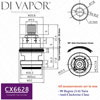 Cooke & Lewis Hot Tap Cartridge Diagram