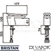 Bristan CLR 1HBF C Spare Parts Diagram