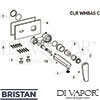 Bristan CLR WMBAS WHT Spare Tech Diagram