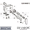 Bristan CLR WMBF C Spare Tech Diagram