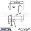 Bristan CLR WMBF C Spares Diagram