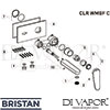 Bristan CLR WMBF WHT Spare Tech Diagram