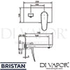 Bristan CLR WMBF WHT Spares Diagram
