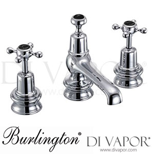 Burlington CLR12-QT BLA | CLR12 BLA-QT Claremont Regent 3 Tap Hole Mixer with Pop-Up Waste Tap Spare Parts