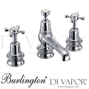 Burlington CLR12-QT MED | CLR12 MED-QT Claremont Regent 3 Tap Hole Mixer with Pop-Up Waste Tap Spare Parts