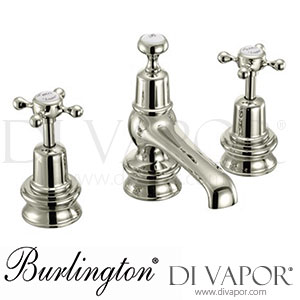 Burlington CLR12-QT NKL Claremont Regent 3 Tap Hole Mixer with Pop-Up Waste Tap Spare Parts