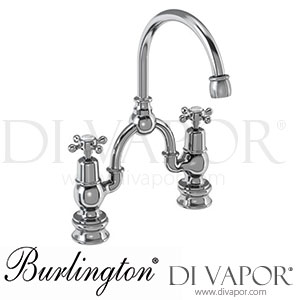 Burlington CLR27 Claremont 2 Tap Hole Regent Arch Mixer with Curved Spout (200mm Centres) Spare Parts