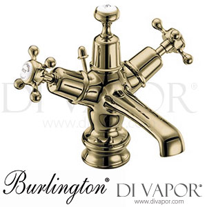 Burlington CLR4-QT GOLD Claremont Regent Basin Mixer Tap with Pop-Up Waste Spare Parts
