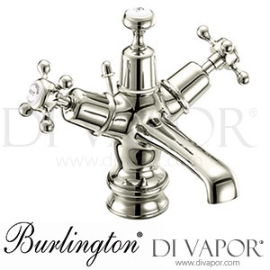 Burlington CLR4-QT NKL Claremont Regent Basin Mixer Tap with Pop-Up Waste Spare Parts