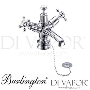 Burlington CLR5-QT MED | CLR5 MED-QT Claremont Regent Basin Mixer Tap with Plug & Chain Waste Spare Parts