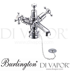 Burlington CLR5 Claremont Regent Basin Mixer Tap with Plug & Chain Waste Spare Parts