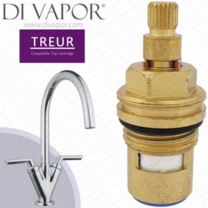 Cooke & Lewis Treur GEN1 Cold Tap Cartridge with Threaded Collar Compatible Spare - CLTR745
