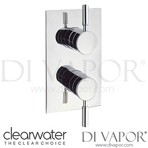Clearwater CLW2DTVC Dual Outlet Thermostatic Valve Spare Parts