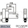 Bristan COB 3 4 C Spare Parts Diagram