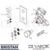 Bristan COB SHCDIV C Spare Parts Diagram