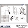 Bristan COB SHCDIV C Spare Tech Diagram