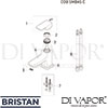 Bristan COB SMBAS C Mixer Spare Tech Diagram
