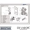 Bristan COBALT SHWR PK Spare Tech Diagram