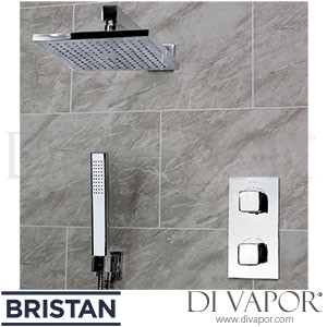 Bristan COBALT SHWR PK2 Cobalt Shower Pack with Fixed Head and Wall Outlet Handset Spare Parts
