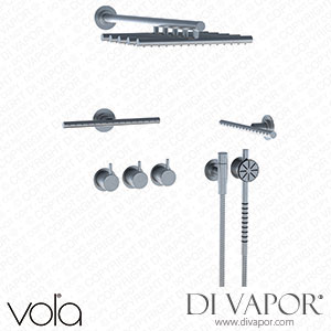 Vola Thermostatic Mixer with 3-Way Diverter (COMBI-10S) Spare Parts