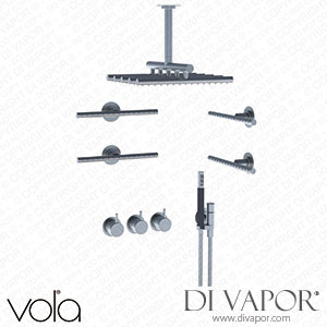 Vola Thermostatic Mixer with 3-Way Diverter (COMBI-11) Spare Parts