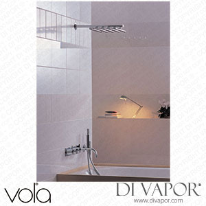 Vola 3/4 Inch Thermostatic Mixer with 3-Way Diverter, Spout, Head, and Hand Shower (COMBI-12) Spare Parts