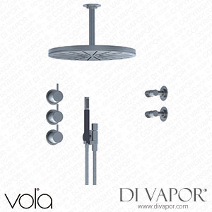 Vola Thermostatic Mixer with 3-Way Diverter (COMBI-19) Spare Parts