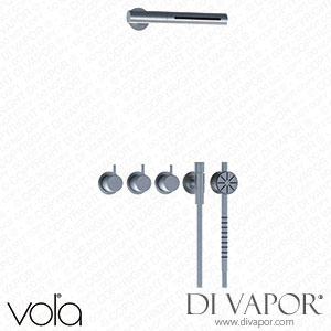 Vola 3/4 Inch Thermostatic Mixer (COMBI-33S) Spare Parts