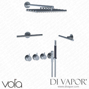 Vola 3/4 Inch Thermostatic Mixer with 3-Way Diverter (COMBI-7) Spare Parts