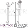 Heritage Contemporary Shower Head Flexible Kit Dimensions