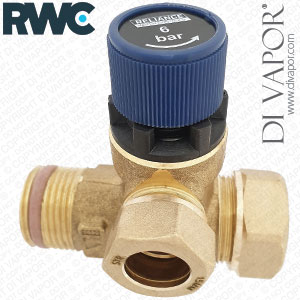 RWC CORE215002 Core Pressure Relief Valve - 6 Bar - (Reliance Water Controls CORE 215 002)