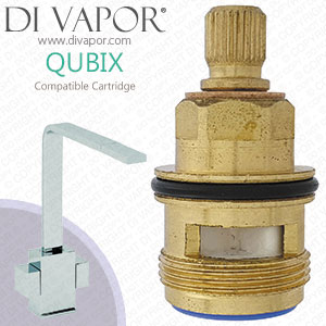 Carron Phoenix Qubix Tap Cartridge Cold - 28 Spline, 1/2