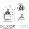 Carron Phoenix Savoy Lever Tap Cartridge