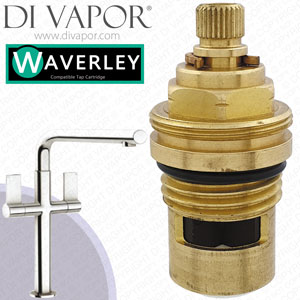 Carron Phoenix Waverley Tap Cartridge Cold - 28 Spline, 1/2 Inch 133.0251.375 Compatible Tap Valve