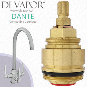 Carron Phoenix Dante Tri-Pure Tap Cartridge Hot - 28 Spline, 1/2