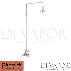 Premier / Nuie CP148 Edwardian Twin Thermostatic Shower Valve & Rigid Riser Spare Parts