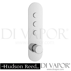 Hudson Reed Ignite Round Three Outlet Push-Button Thermostatic Shower Valve Chrome - CPB1312 Spare Parts