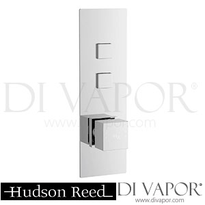 Hudson Reed Ignite Square Two Outlet Push-Button Thermostatic Shower Valve Chrome - CPB3311 Spare Parts