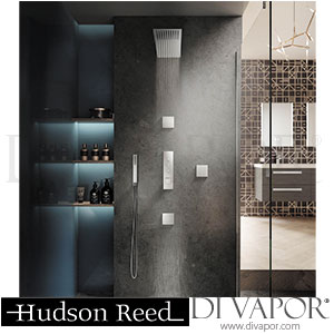Hudson Reed Ignite Square Three Outlet Push-Button Thermostatic Shower Valve Chrome - CPB3312 Spare Parts