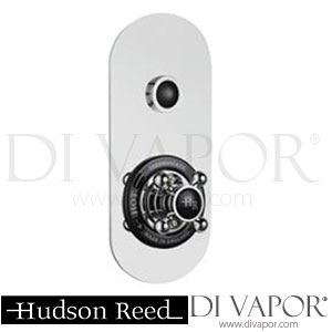Hudson Reed CPB6310 Black Topaz Traditional Push Button Shower Valve Single Outlet Spare Parts