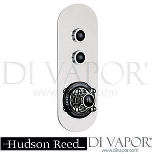 Hudson Reed Topaz Black Traditional Two Outlet Push-Button Shower Valve - CPB6311 Spare Parts