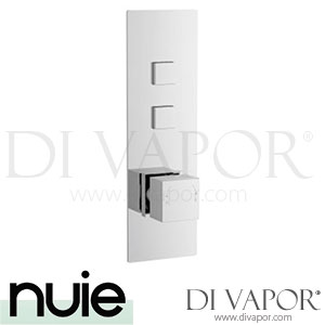 Premier / Nuie CPB7311 Push Button Valves Square Push Button Valve - Three Outlet Shower Spare Parts