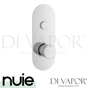 Premier / Nuie CPB8310 Push Button Valves Round Push Button Valve - One Outlet Shower Spare Parts