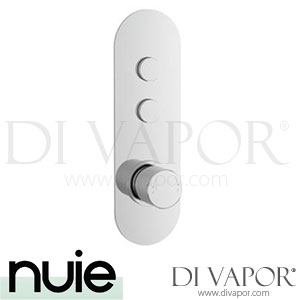 Premier / Nuie CPB8311 Push Button Valves Round Push Button Valve - Two Outlet Shower Spare Parts