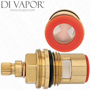 Crosswater AQ2135 Hot Cearmic Disc Headworks for Mike Mono Basin Taps - 1/2 Inch Compatible Cartridge