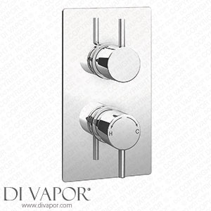 Cruze Twin Round Concealed Shower Valve with Diverter - Chrome - CRSVC01D Spare Parts