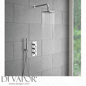 Cruze Round Triple Thermostatic Valve with Round Shower Head + Handset - CRTTVRSH Spare Parts