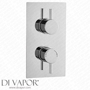 Cruze Round Thermostatic 3 Way Concealed Shower Valve with Diverter - Chrome - CRZ3WSV Spare Parts